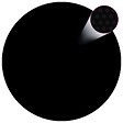 VIDAXL - vidaXL Couverture de piscine Noir 210 cm PE - vignette