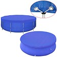 VIDAXL - vidaXL Couverture de piscine PE Ronde 460 cm 90 g/m² - vignette