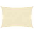 VIDAXL - vidaXL Voile d'ombrage 160 g/m² Crème 2x2,5 m PEHD - vignette