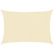VIDAXL - vidaXL Voile d'ombrage 160 g/m² Crème 3x5 m PEHD - vignette