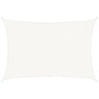 VIDAXL - vidaXL Voile d'ombrage 160 g/m² Blanc 3x5 m PEHD - vignette