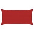 VIDAXL - vidaXL Voile d'ombrage 160 g/m² Rouge 2x4 m PEHD - vignette