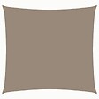 VIDAXL - vidaXL Voile de parasol tissu oxford carré 4x4 m taupe - vignette