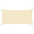 VIDAXL - vidaXL Voile d'ombrage 160 g/m² Crème 4x7 m PEHD - vignette