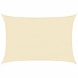 VIDAXL - vidaXL Voile d'ombrage 160 g/m² Crème 5x6 m PEHD - vignette