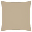 VIDAXL - vidaXL Voile de parasol tissu oxford carré 4x4 m beige - vignette
