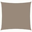 VIDAXL - vidaXL Voile de parasol tissu oxford carré 2,5x2,5 m taupe - vignette