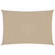 VIDAXL - vidaXL Voile de parasol Tissu Oxford rectangulaire 3x5 m Beige - vignette