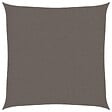 VIDAXL - vidaXL Voile d'ombrage 160 g/m² Anthracite 3x3 m PEHD - vignette