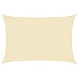 VIDAXL - vidaXL Voile d'ombrage 160 g/m² Crème 2x3 m PEHD - vignette