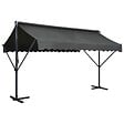 VIDAXL - vidaXL Auvent sur pied 400 x 300 cm Anthracite - vignette
