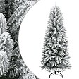 VIDAXL - vidaXL Sapin de Noël artificiel avec neige floquée 120 cm PVC et PE - vignette