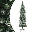 VIDAXL - vidaXL Sapin de Noël artificiel mince avec support 180 cm PVC - vignette