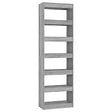 VIDAXL - vidaXL Bibliothèque/Séparateur de pièce Sonoma gris 60x30x198 cm - vignette