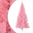 VIDAXL - vidaXL Sapin de Noël artificiel avec support rose 180 cm PVC - vignette