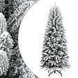 VIDAXL - vidaXL Sapin de Noël artificiel avec neige floquée 150 cm PVC et PE - vignette