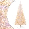 VIDAXL - vidaXL Sapin de Noël artificiel pointes iridescentes Blanc 240 cm PVC - vignette