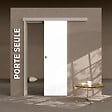 COULICOOL - Porte Coulissante Seule - Prépeinte Plane 63 cm - vignette