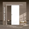 COULICOOL - Porte Coulissante Seule - Prépeinte Plane 83 cm - vignette