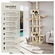 TECTAKE - Arbre à chat HANSI 260 cm beige/blanc - vignette