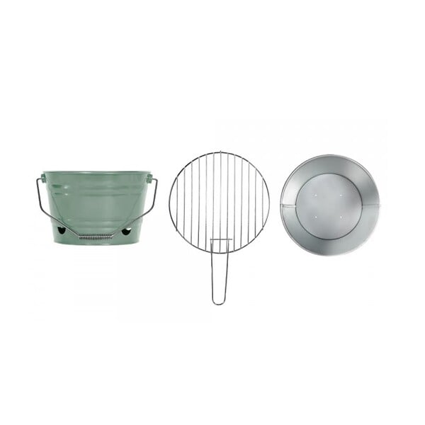 LIVOO - Barbecue à Charbon 27cm Vert - DOC327V - large