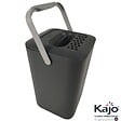 KAJO - Seau à compost Bioseau 7,5L - Gris - L.20xl.19,5xH.29cm - vignette