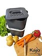 KAJO - Seau à compost Bioseau 7,5L - Gris - L.20xl.19,5xH.29cm - vignette