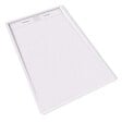 SANIVERRE - HIEMAL Receveur de douche 90 x 140 cm résine Blanc aspect ardoise + bonde incluse - Salle de bain - vignette