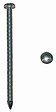 COTEKA - 500g pointes tête plate acier zingué 5x125mm - vignette