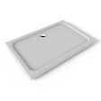SANIVERRE - SHIMMER STONE Receveur de douche 80 x 120 cm acrylique Blanc effet pierre + bonde et siphon inclus - Salle de bain - vignette
