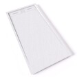 SANIVERRE - HIEMAL Receveur de douche 70 x 140 cm résine Blanc aspect ardoise + bonde incluse - Salle de bain - vignette