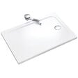 SANIVERRE - SHIMMER Receveur de douche 70 x 170 cm acrylique Blanc + bonde et siphon inclus - Salle de bain - vignette