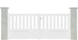 MOREY - Portail battant PVC PAVIN semi ajouré - 300x130cm - vignette