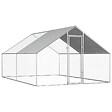 VIDAXL - vidaXL Poulailler d'extérieur 2,75 x 4 x 1,92 m Acier galvanisé - vignette