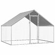 VIDAXL - vidaXL Poulailler d'extérieur 2,75 x 2 x 1,92 m Acier galvanisé - vignette