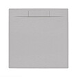 SWISS AQUA TECHNOLOGIES - Swiss Aqua Technologies Fusion Receveur de douche 90x90cm en marbre coulé avec siphon, Gris (SATFU9090GRP-S) - vignette