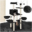 TECTAKE - Arbre à chat LILOU 165 cm noir - vignette