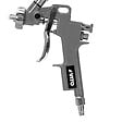 VITO - Pistolet à peinture 3 - 5 bar Réservoir 600ml Filetage Air 1/4-6mm Raccord rapide VITO - vignette
