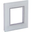 ZENITECH - Plaque de finition simple en verre Kalya - Blanc - Zenitech - vignette