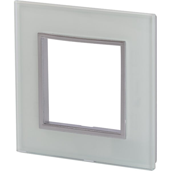 ZENITECH - Plaque de finition simple en verre Kalya - Blanc - Zenitech - large