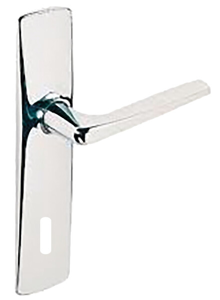 ASSA ABLOY - Ensemble sur plaques RivJunior zamak chromé à condamnation - large