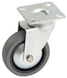 AVL - Roulette fixe AVL - Roue caoutchouc Ø 50 - Charge 30 kg - 518859AS - vignette