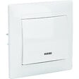 ZENITECH - Bouton poussoir à voyant encastré Zyna - Blanc - Zenitech - vignette