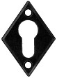 BOUVET - Rosace simple de style LV 100 fer cémenté patiné bec de cane - BOUVET - R66BD6032 - vignette