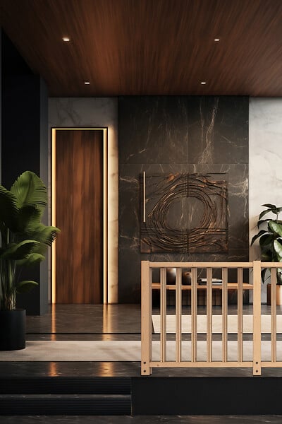 KORDO - Poteau sapin à plat SELVA dimension 102x70x70 mm - large