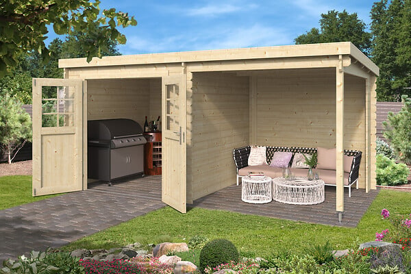 LASITAMAJA - Abri bois sophy 8.91 m2 - large