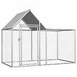 VIDAXL - vidaXL Poulailler 2 x 1 x 1,5 m Acier galvanisé - vignette