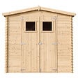 TIMBELA - Abri de jardin en bois - l236xL226xH218 cm / 4.33 m2 - M369 - vignette