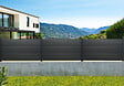 P-MEX - Kit poteau carré P-Mex - Gris anthracite - 8x8x95cm - vignette