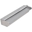 VIDAXL - Lame d'eau rectangulaire à LED 45 cm en acier inoxydable pour piscine - vignette